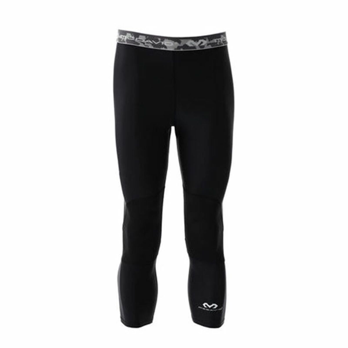 Sports Leggings for Men McDavid 3/4 Dual Layer Knee Black/XL
