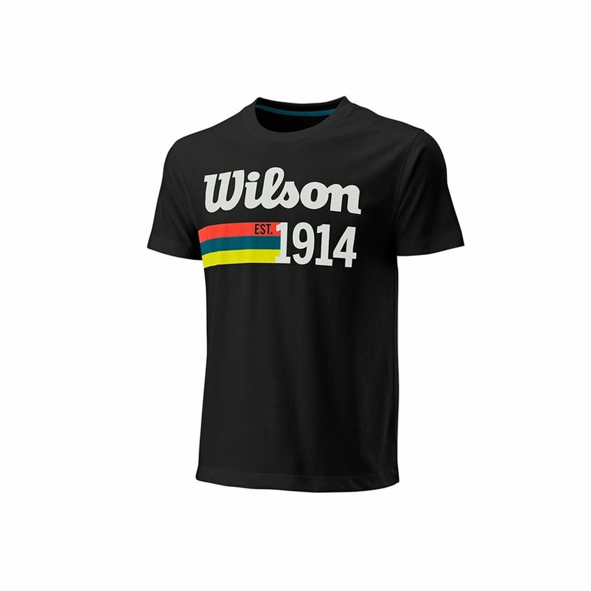 Men’s Short Sleeve T-Shirt Wilson Wilson Script 14 Black/S