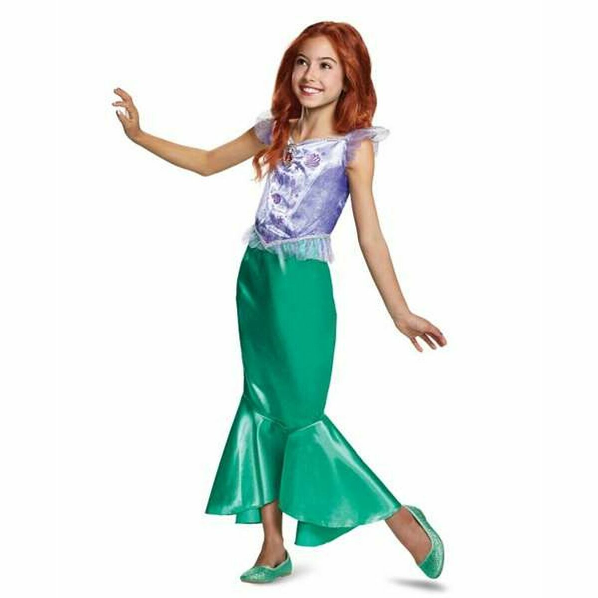 Costume for Children Disney Princess Ariel Purple/5-6 Years
