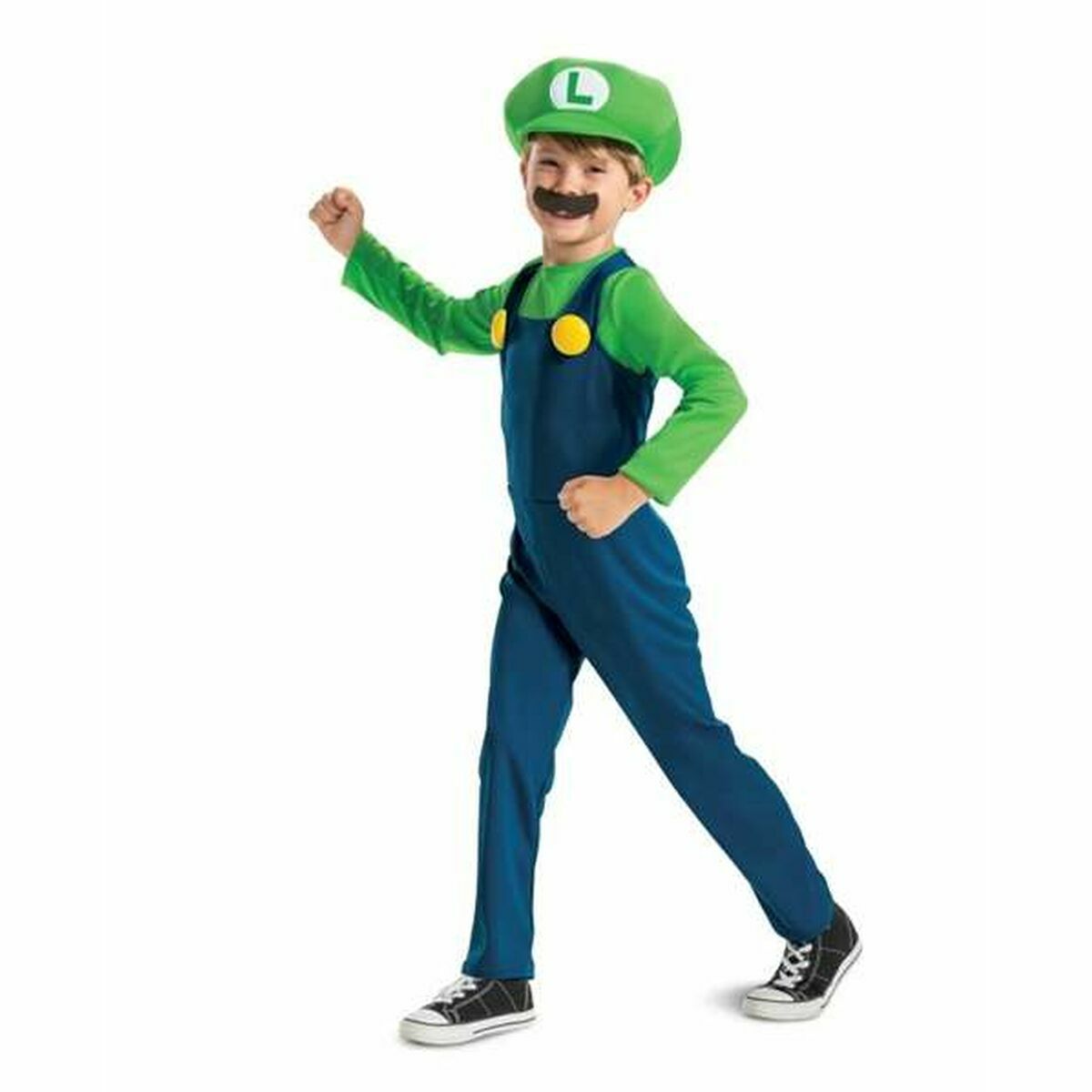 Costume for Children Super Mario Luigi 2 Pieces/3-4 Years