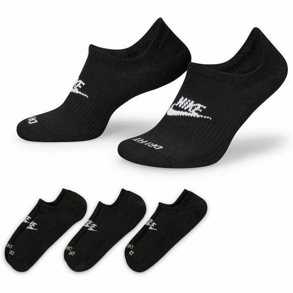 Socks Nike Everyday Plus Cushioned  Black/XL
