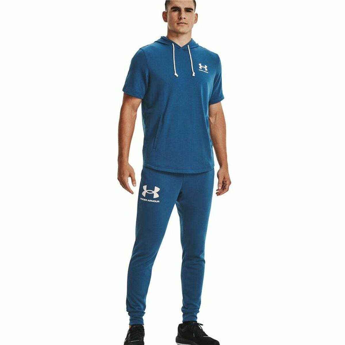 Adult Trousers Under Armour  Rival Terry Blue Men/L