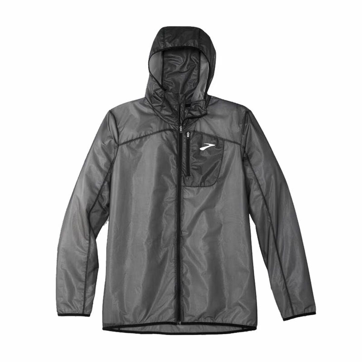 Men's Sports Jacket Brooks All Altitude Grey/L