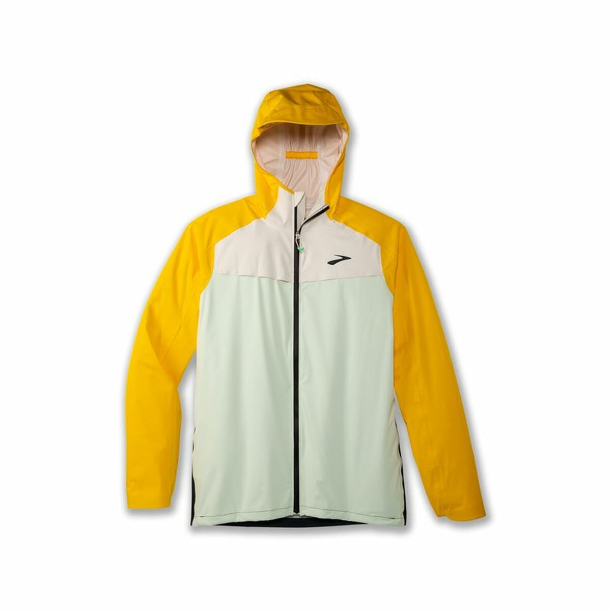 Men's Sports Jacket Brooks High Point Waterproof White/S