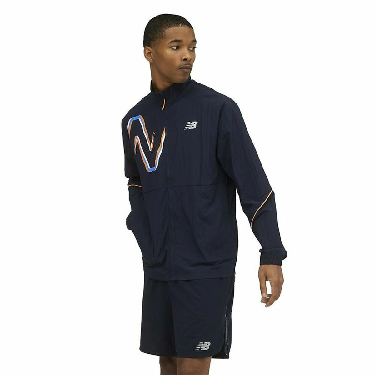 Windcheater Jacket New Balance Dark blue/L