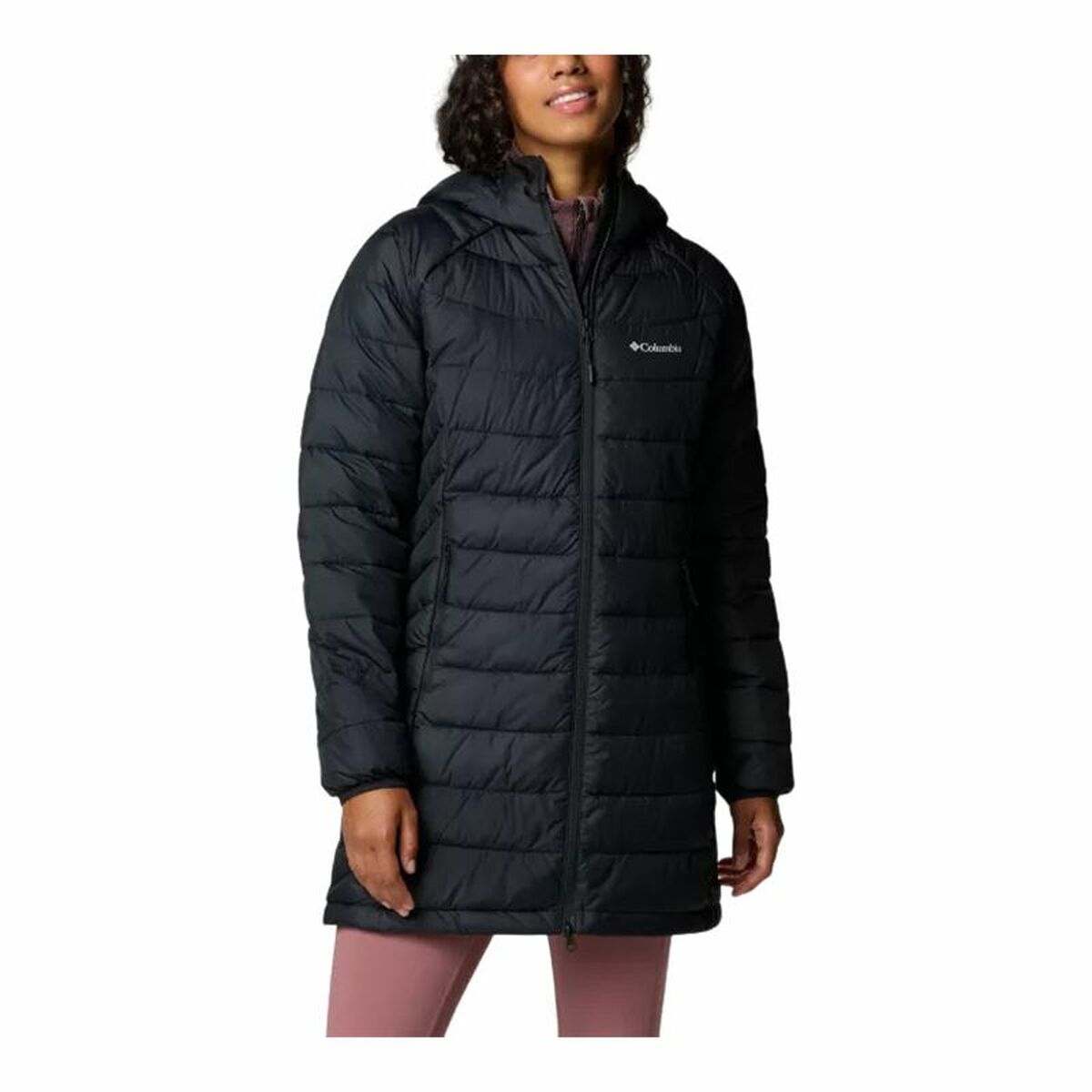 Women's Sports Jacket Columbia Powder Lite II Mid Black/L