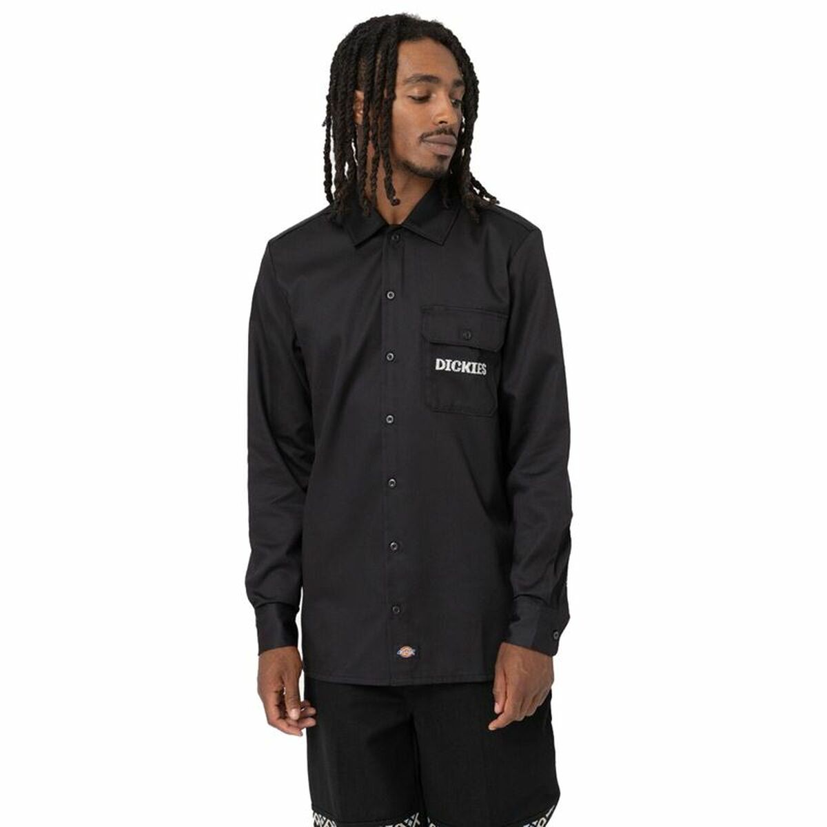 Men’s Long Sleeve Shirt Dickies Wichita Black/L