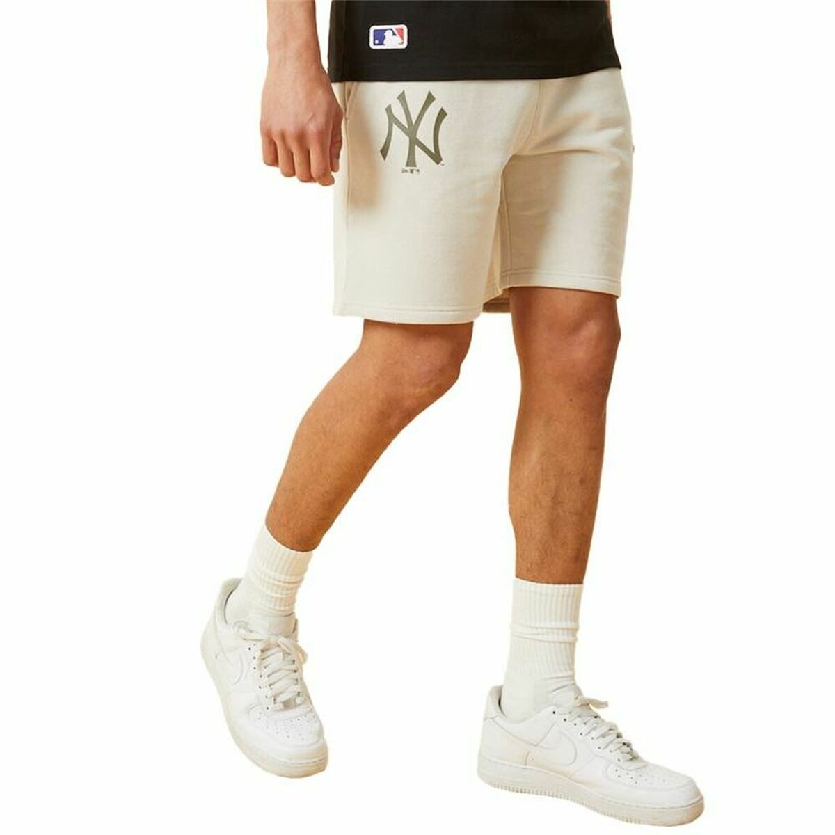 Men's Sports Shorts New Era MLB Seasonal Team New York Beige/L