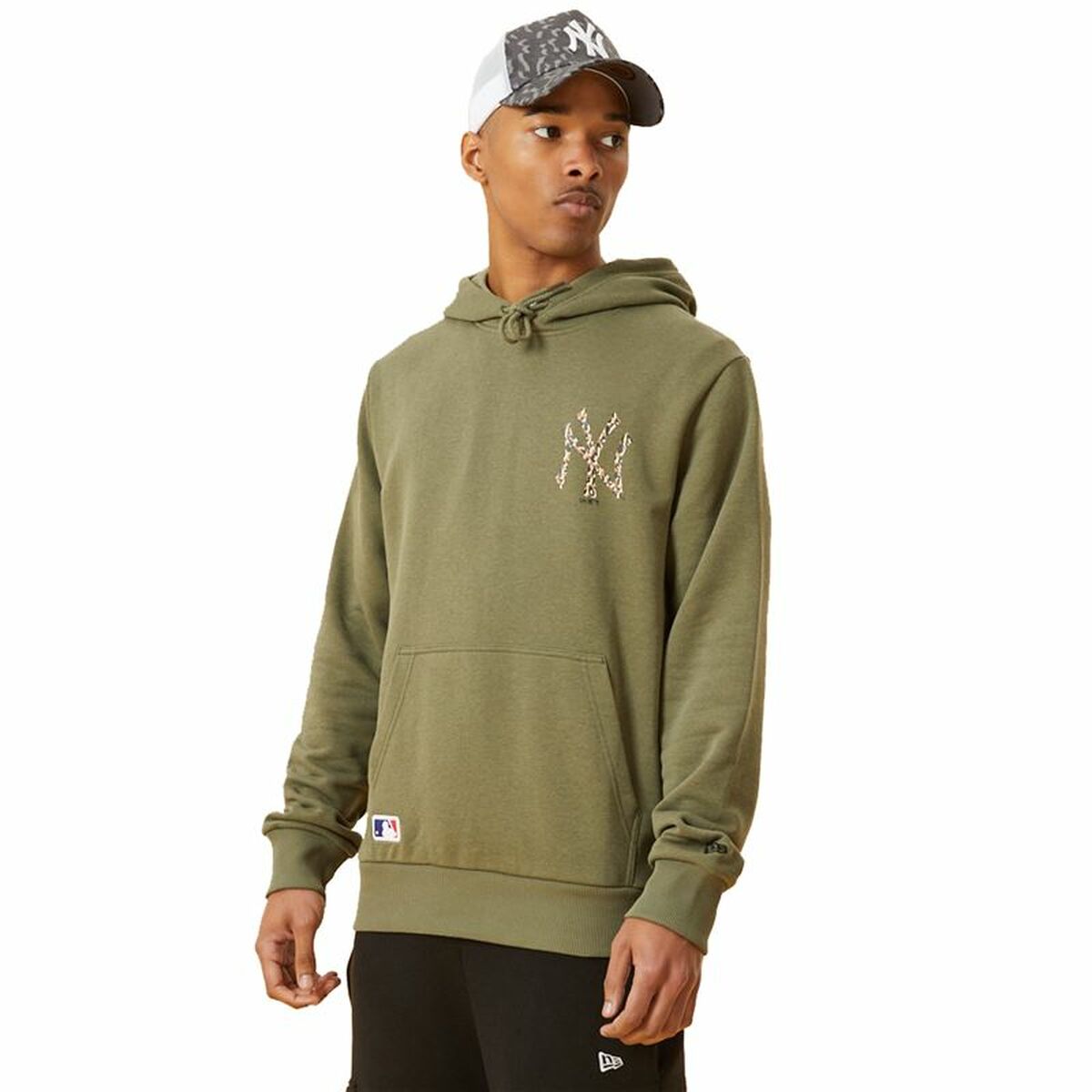 Men’s Hoodie New Era MLB New York Yankees Khaki/L