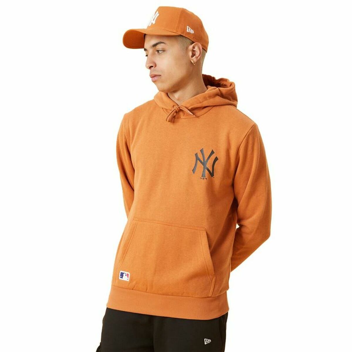 Men’s Hoodie New Era MLB New York Yankees Brown/L
