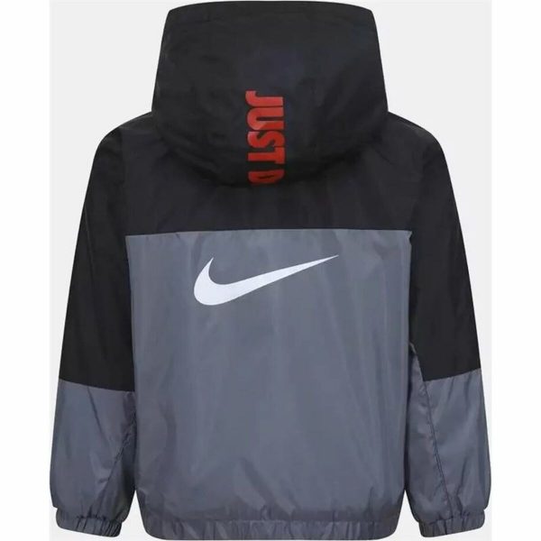 Children's Jacket Nike  Fleece Lined Grey/5-6 Years - Image 3