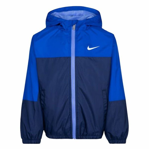 Children's Jacket Nike  Fleece Lined Blue/5-6 Years - Image 2