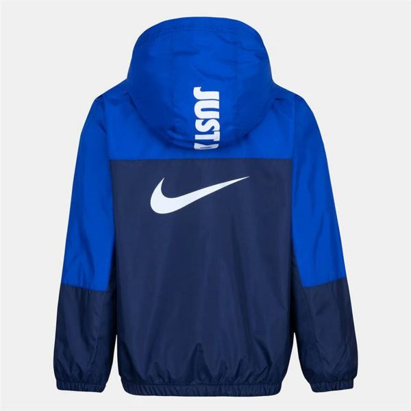 Children's Jacket Nike  Fleece Lined Blue/5-6 Years - Image 3
