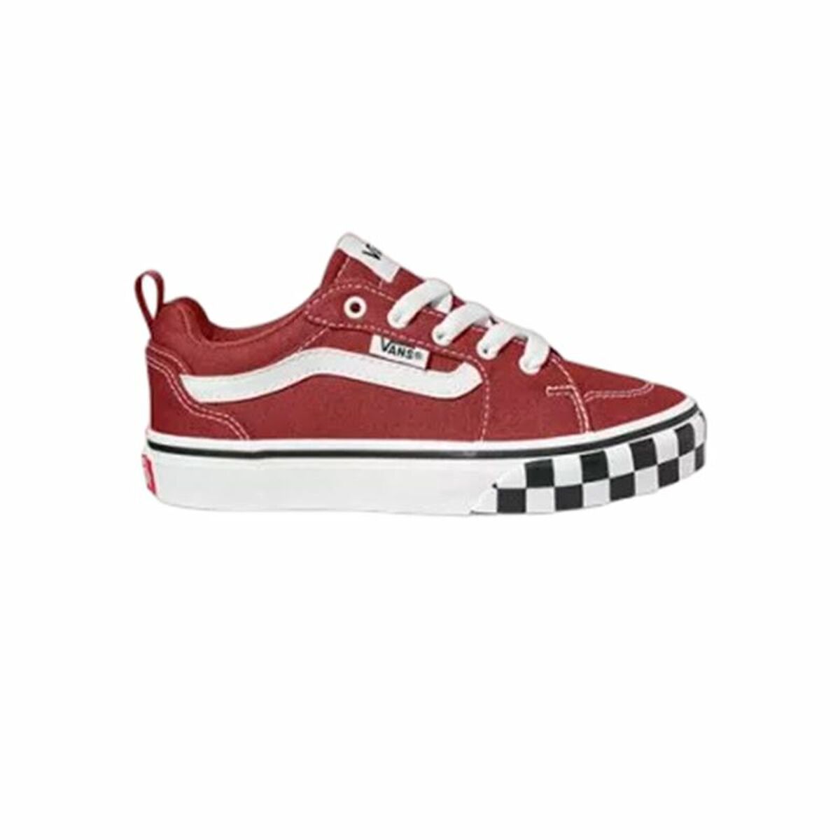 Children’s Casual Trainers Vans Filmore Check Bumper Dark Dark Red/50