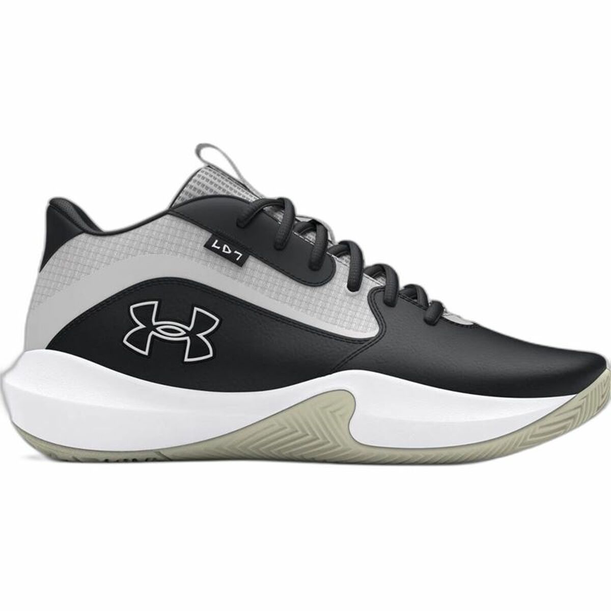Basketball Shoes for Adults Under Armour Lockdown 7 Black/46