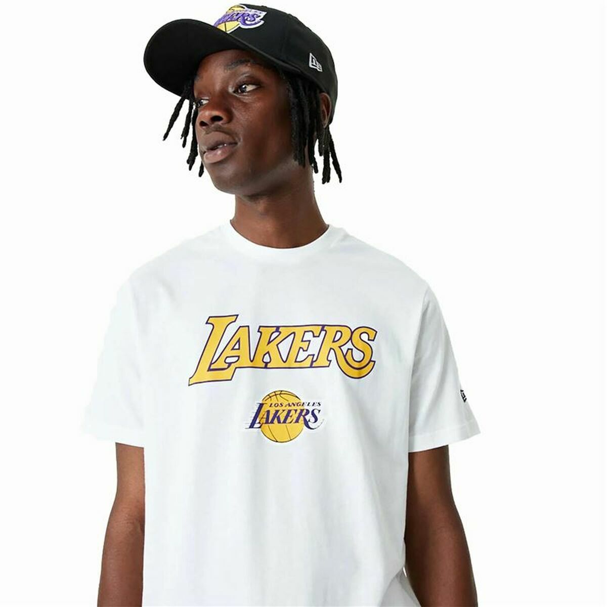 Basketball shirt New Era NBA LA Lakers White/XL