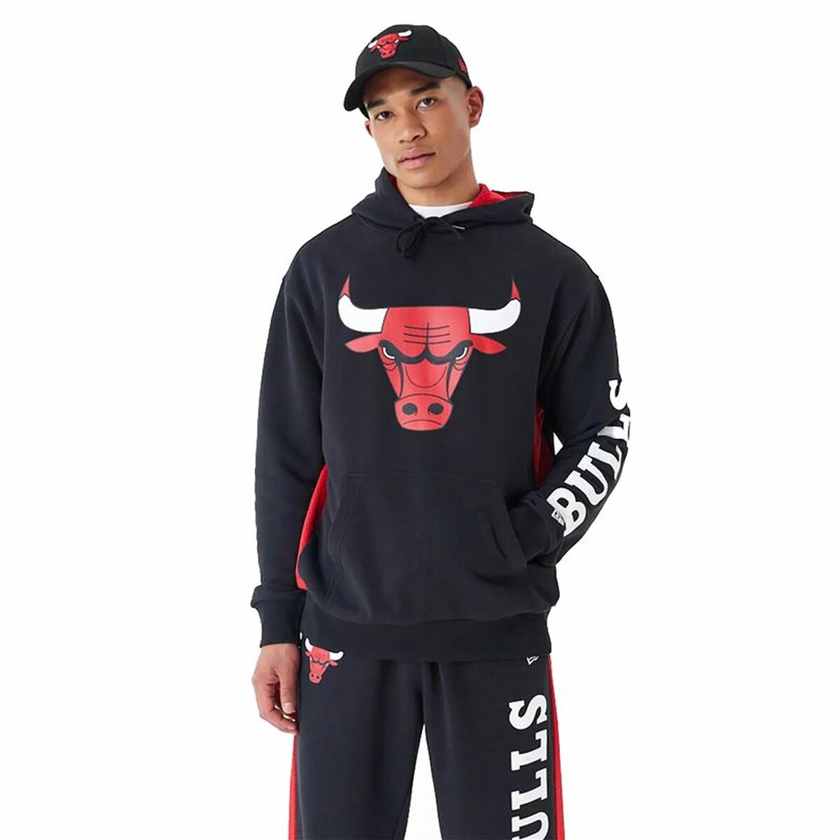 Men’s Hoodie New Era Chicago Bulls NBA Black/L