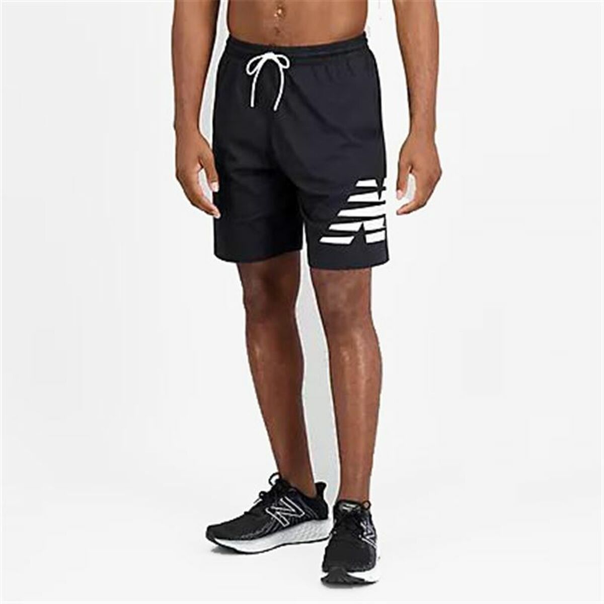 Adult Trousers New Balance Sport Essentials Heathertech Black Men/L