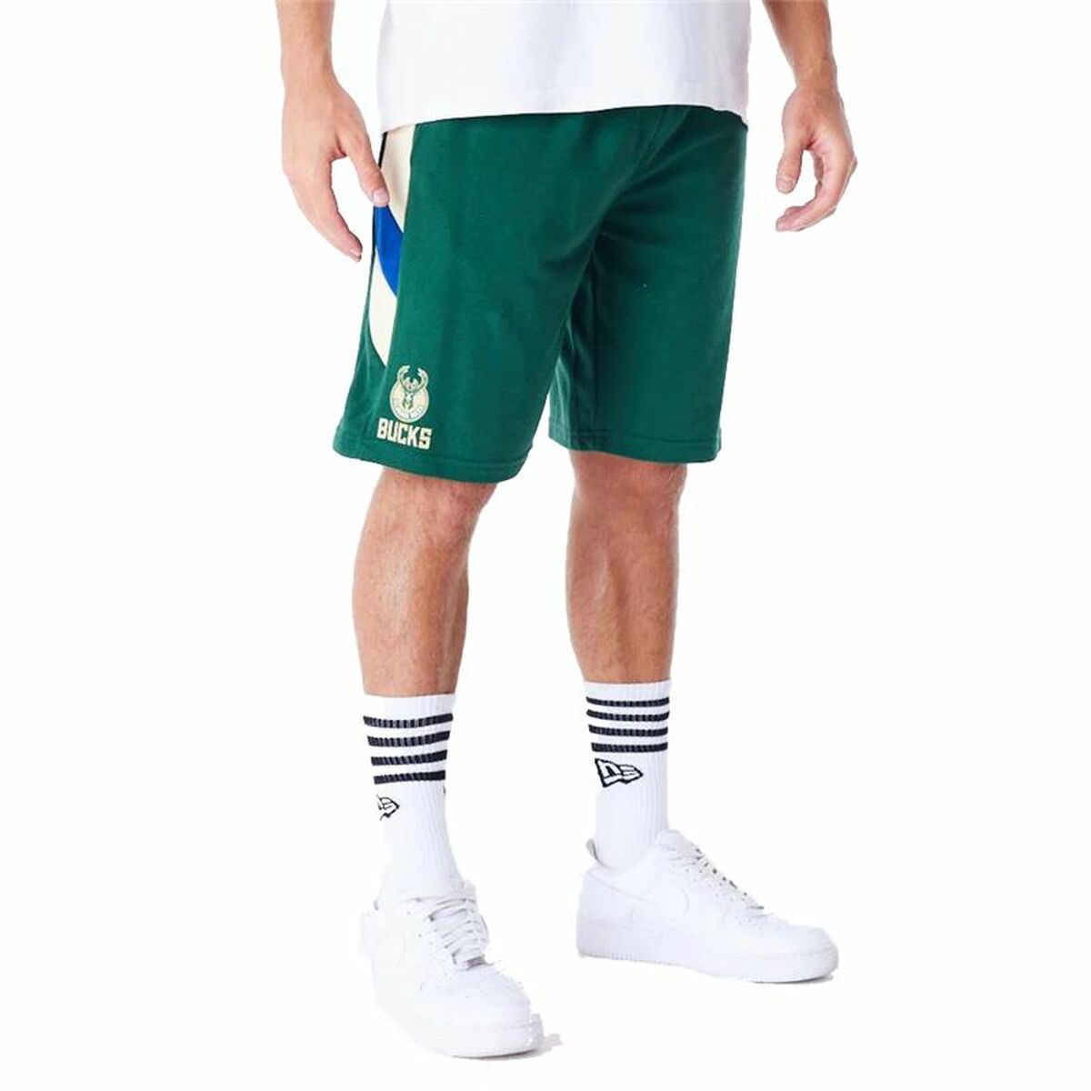 Sports Shorts New Era NBA Milwaukee Bucks Green/L