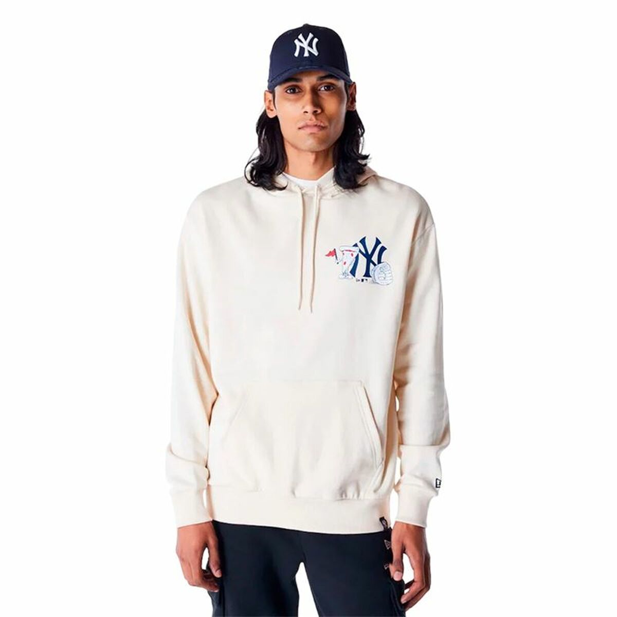 Men’s Hoodie New Era MLB FOOD GRPHC OS New York Yankees/L