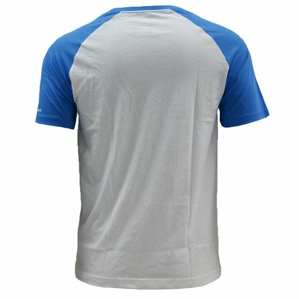 Men’s Short Sleeve T-Shirt Converse Colour Block Raglan Red/5-6 Years - Image 3