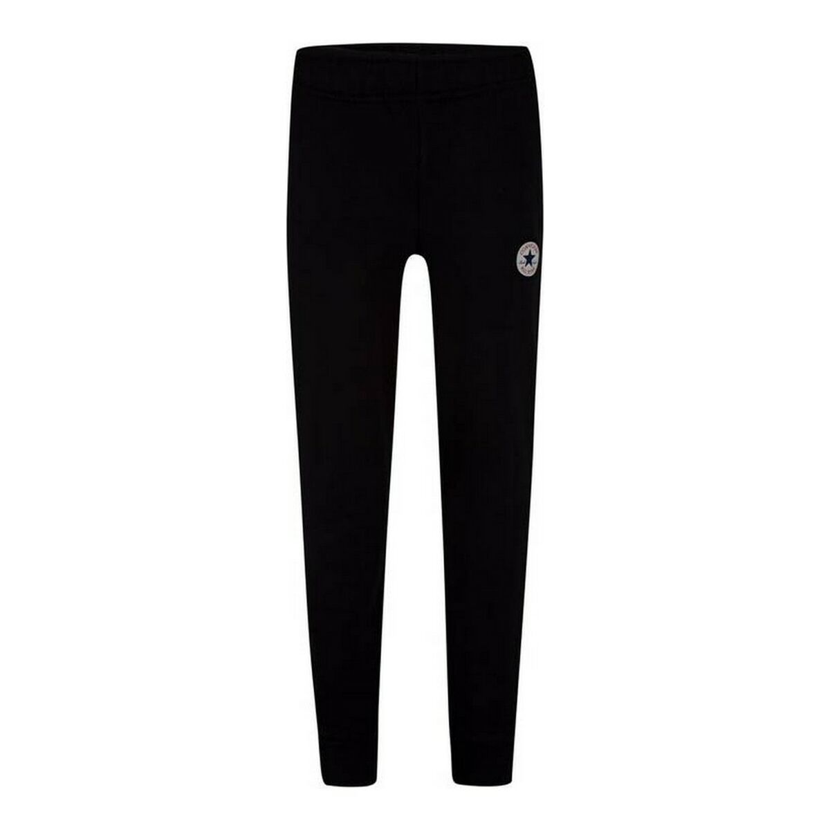 Children's Tracksuit Bottoms Converse Fleee Chuck Taylor Patch Jogger B Black Children/8-10 Years