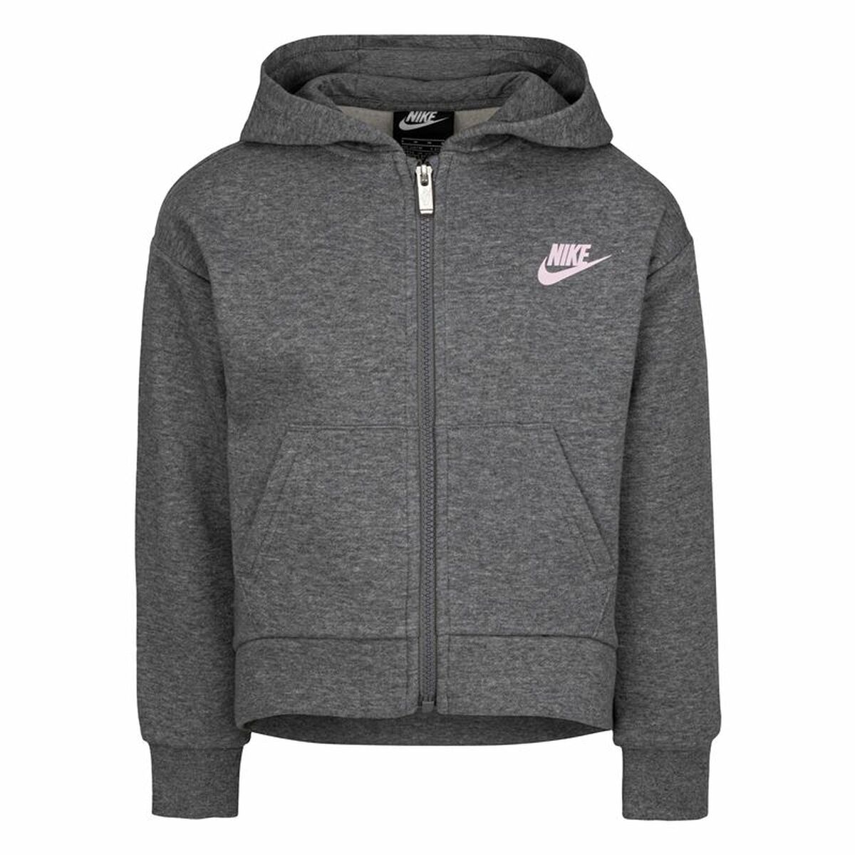 Men's Sports Jacket Nike Full Zip Grey Dark grey/5-6 Years
