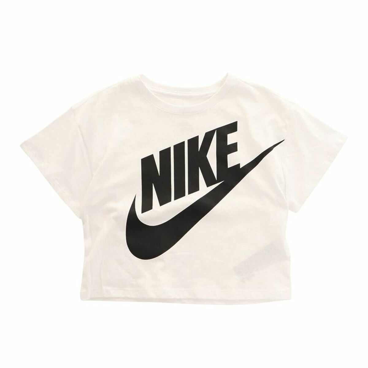 Child's Short Sleeve T-Shirt Nike Icon Futura White/5-6 Years