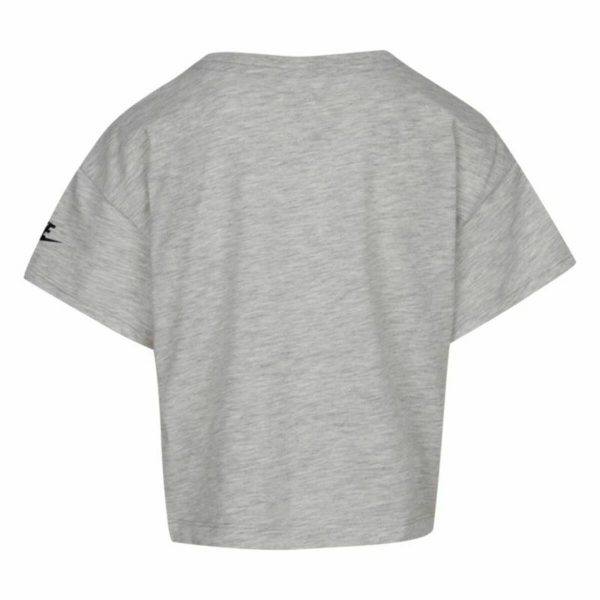 Child's Short Sleeve T-Shirt Nike Knit  Grey/5-6 Years - Image 6