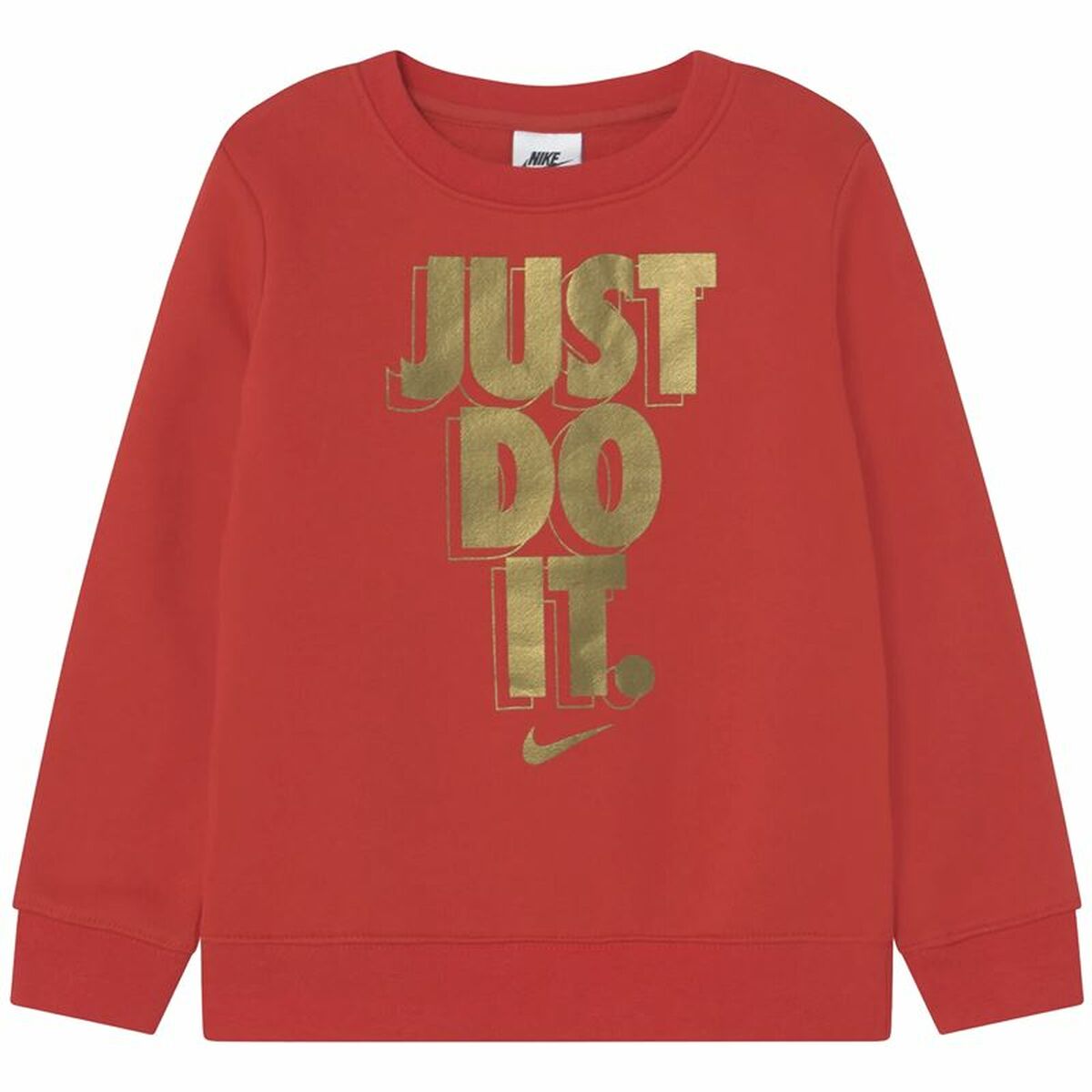 Children’s Sweatshirt without Hood Nike Gifting Red/5-6 Years
