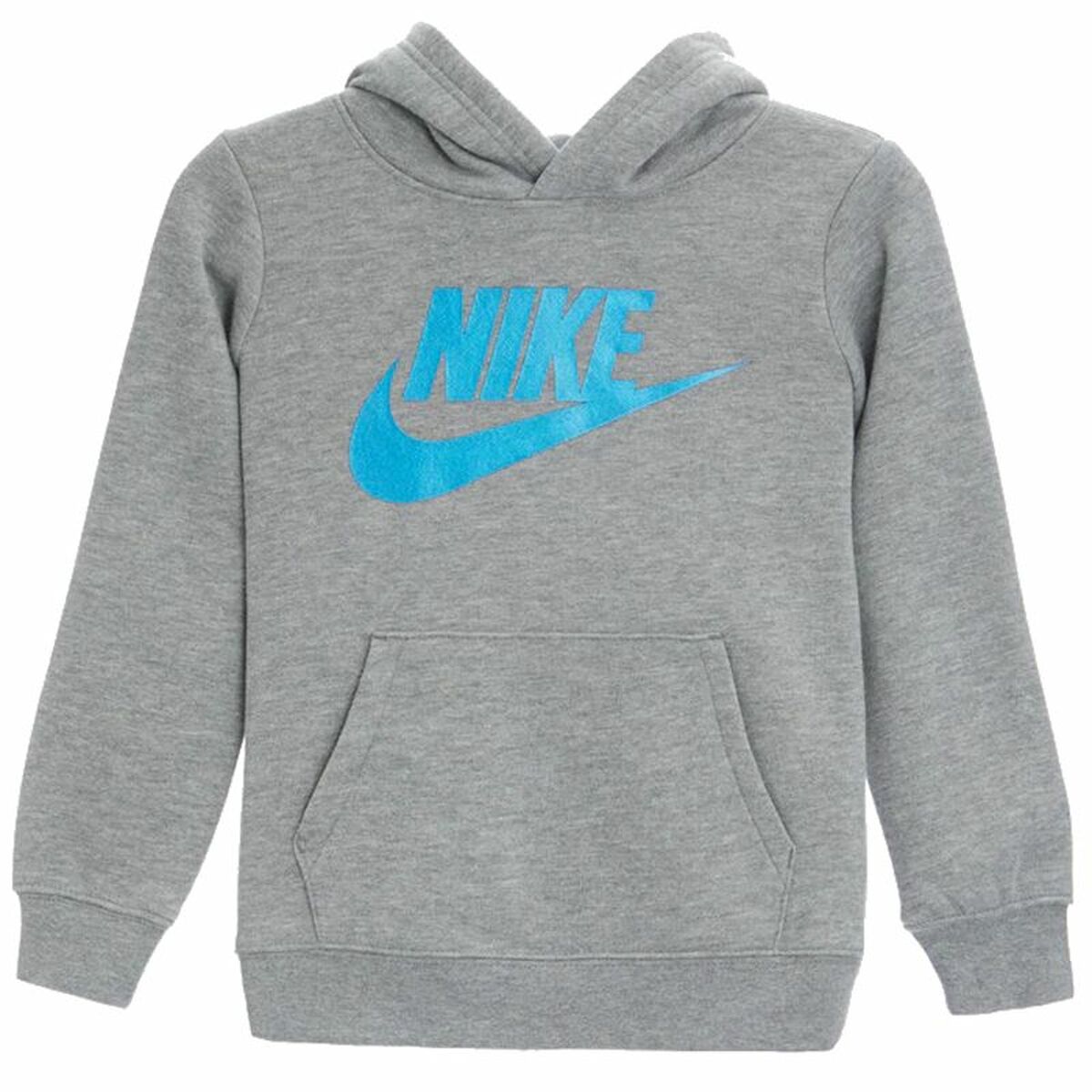 Children’s Sweatshirt without Hood Nike Metallic HBR Gifting Grey/5-6 Years