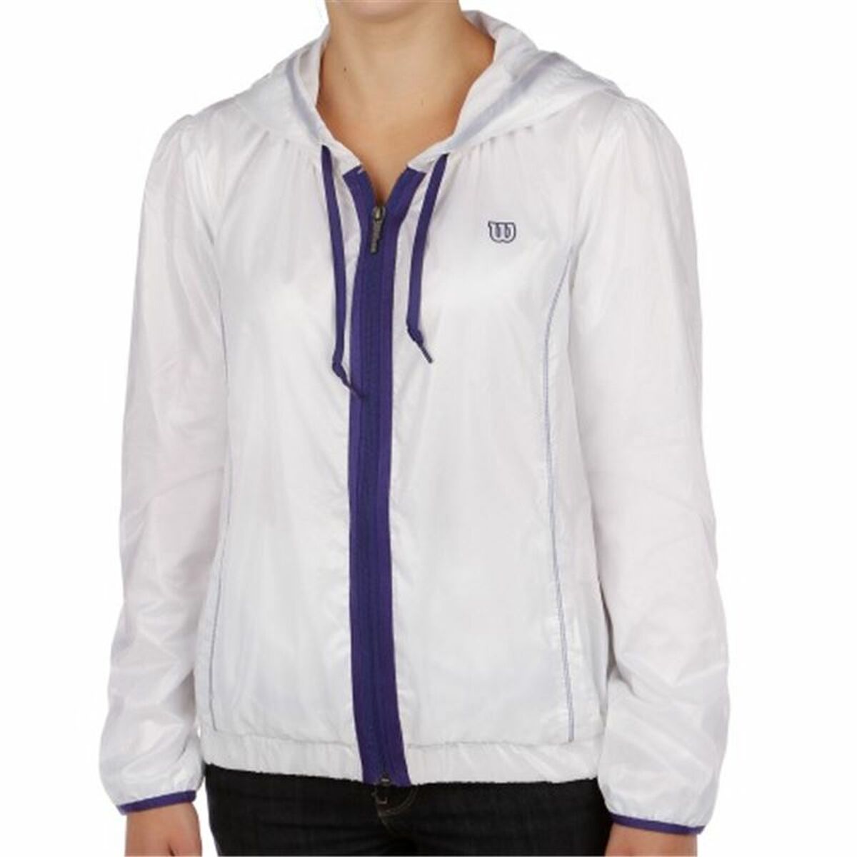 Women's Sports Jacket Wilson Ball Buster White/S