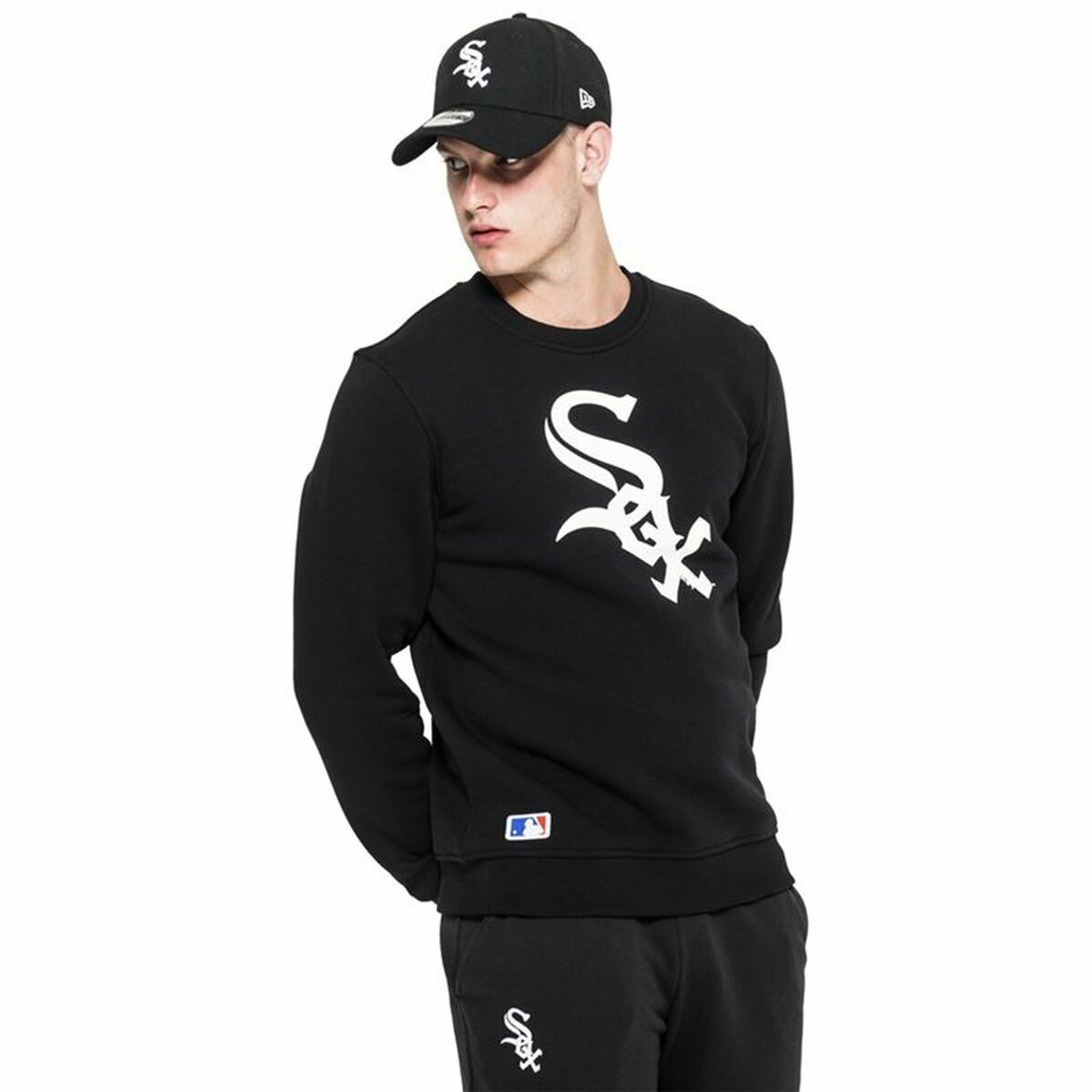 Men’s Hoodie New Era MLB Chicago White Sox Black/S