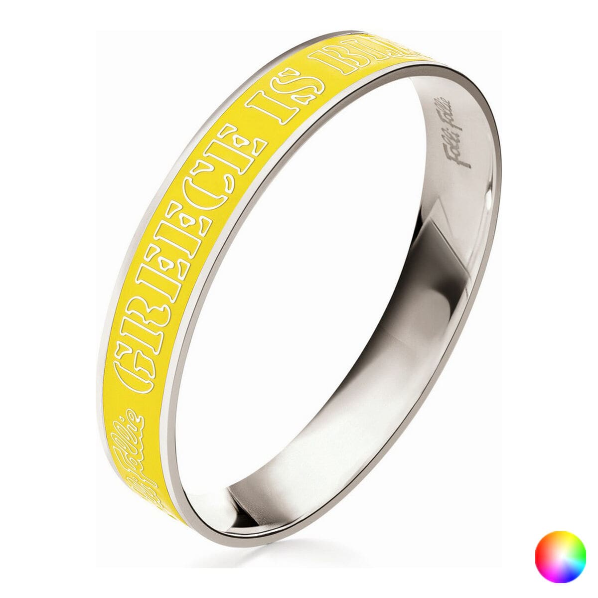 Ladies' Bracelet Folli Follie 3B13F015P 16 cm/Yellow