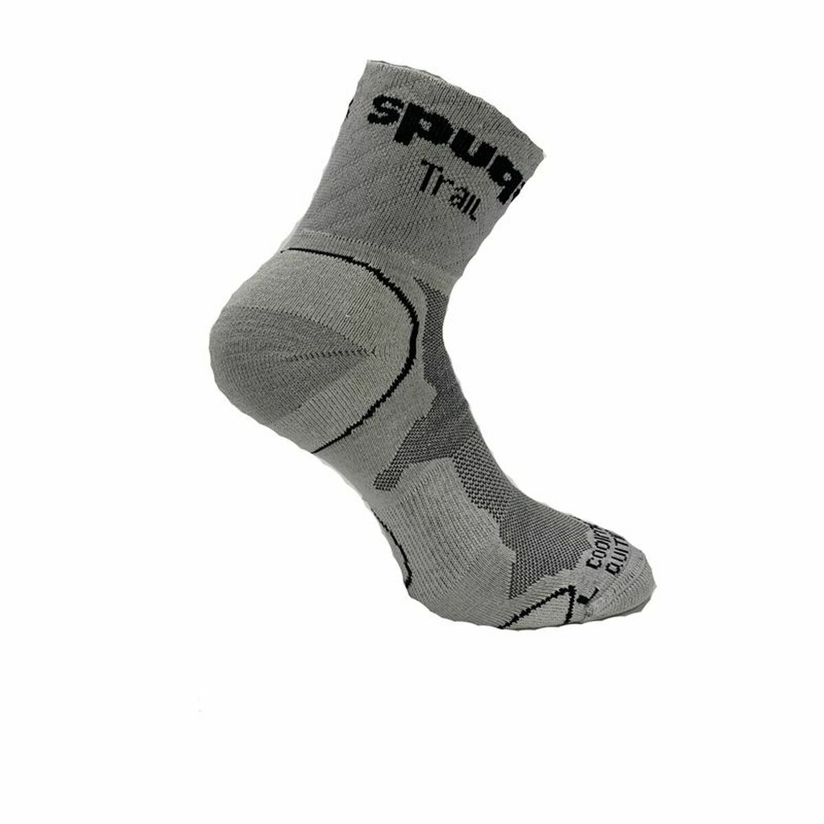 Sports Socks Spuqs Coolmax Protect Grey Dark grey/37-39
