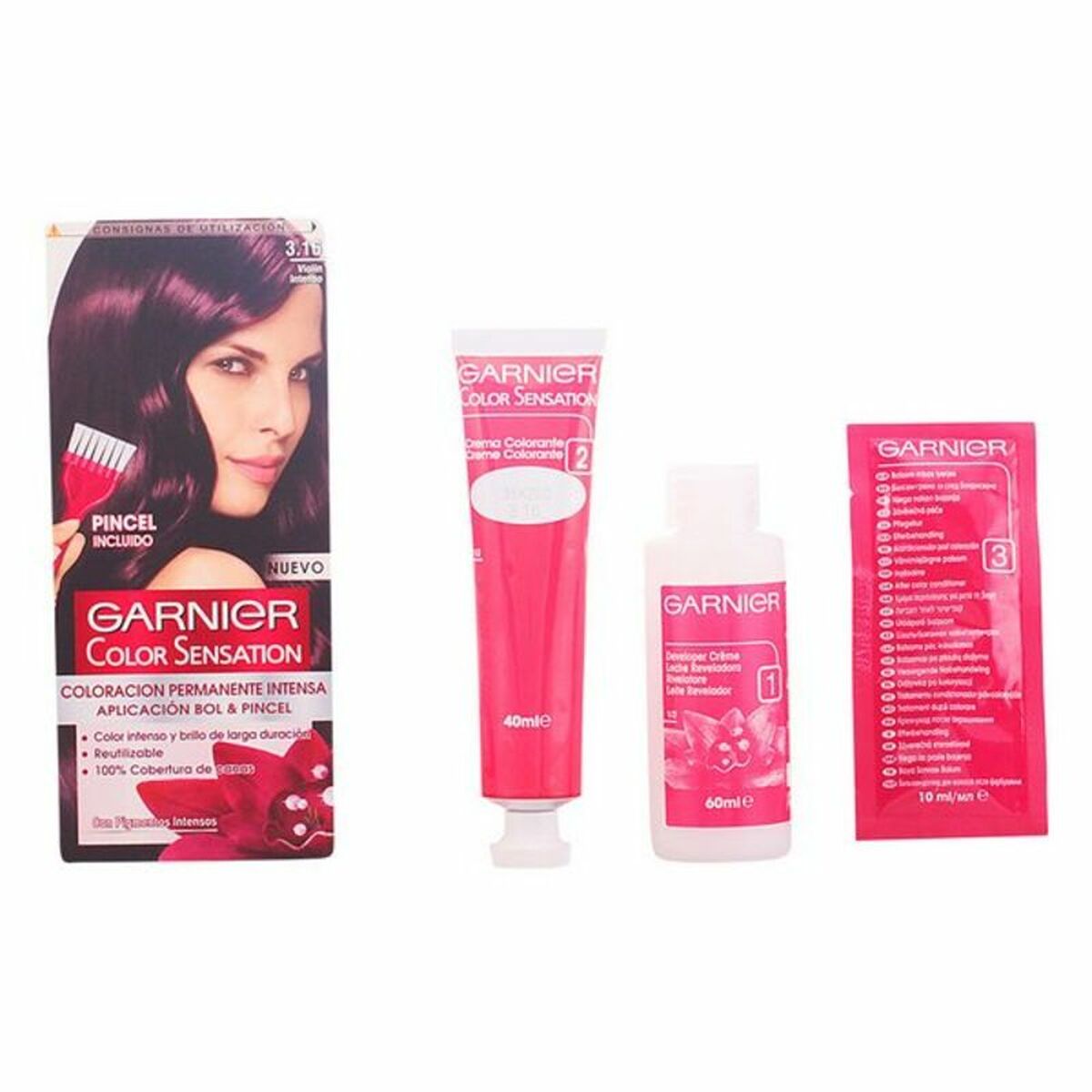 Permanent Dye Color Sensation Garnier/S9 - rubio platino ceniza
