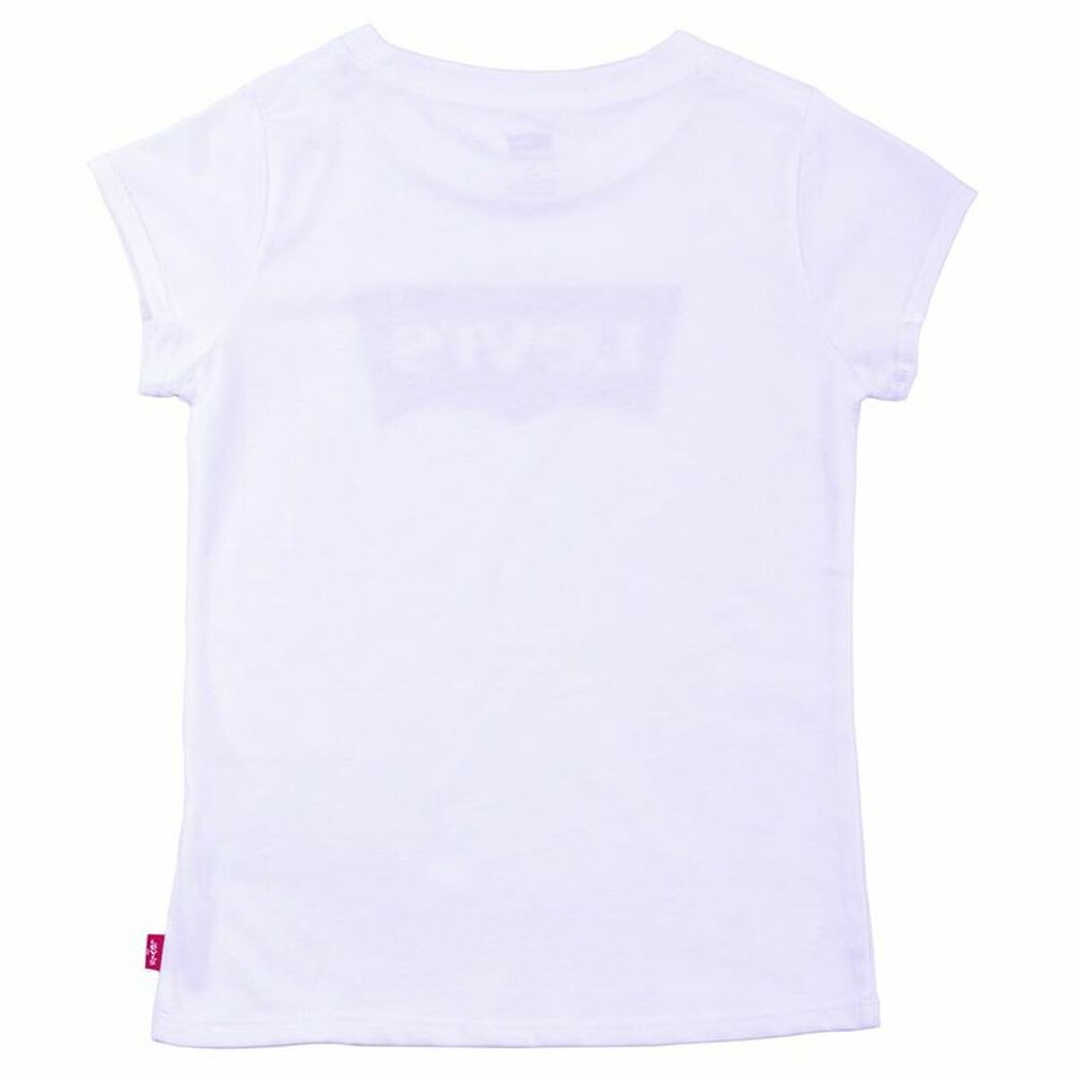 Child's Short Sleeve T-Shirt Levi's Batwing B White/4 Years