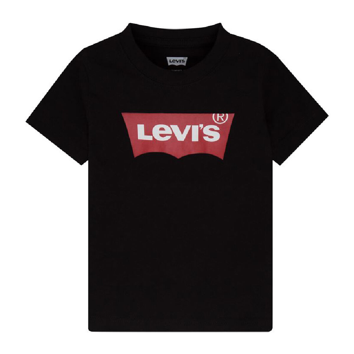 Child's Short Sleeve T-Shirt Levi's Batwing Boy Dark Black/6 Years