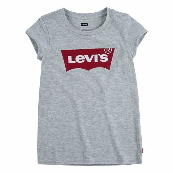Child's Short Sleeve T-Shirt Levi's Batwing Light grey/16 Years