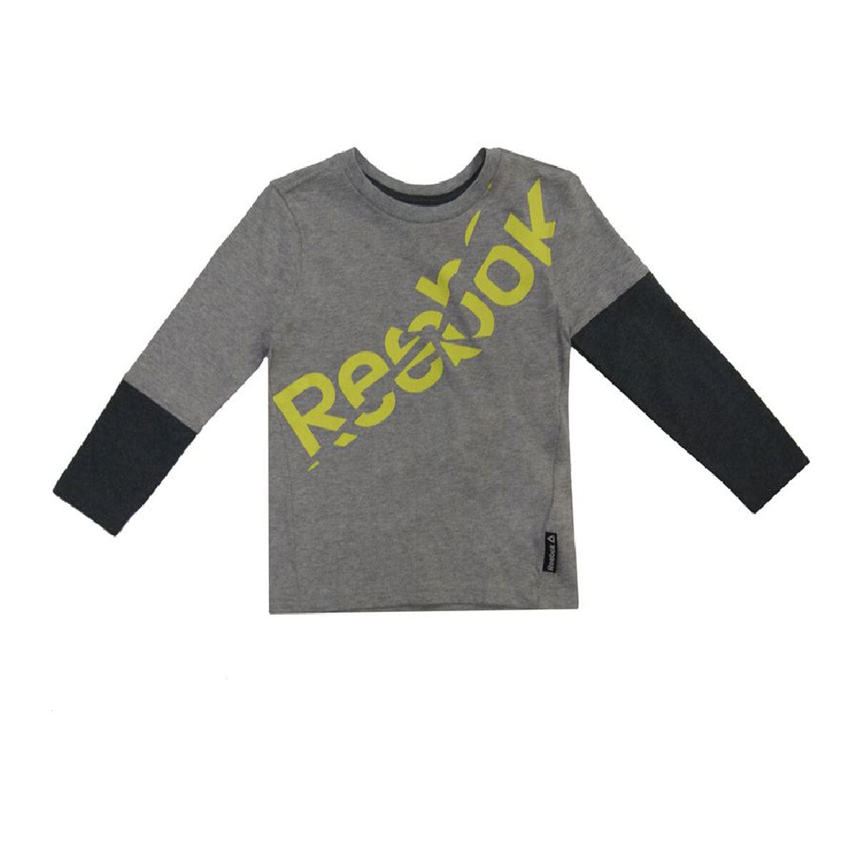 Long Sleeve T-Shirt Reebok B LS TEE Dark grey/XXS