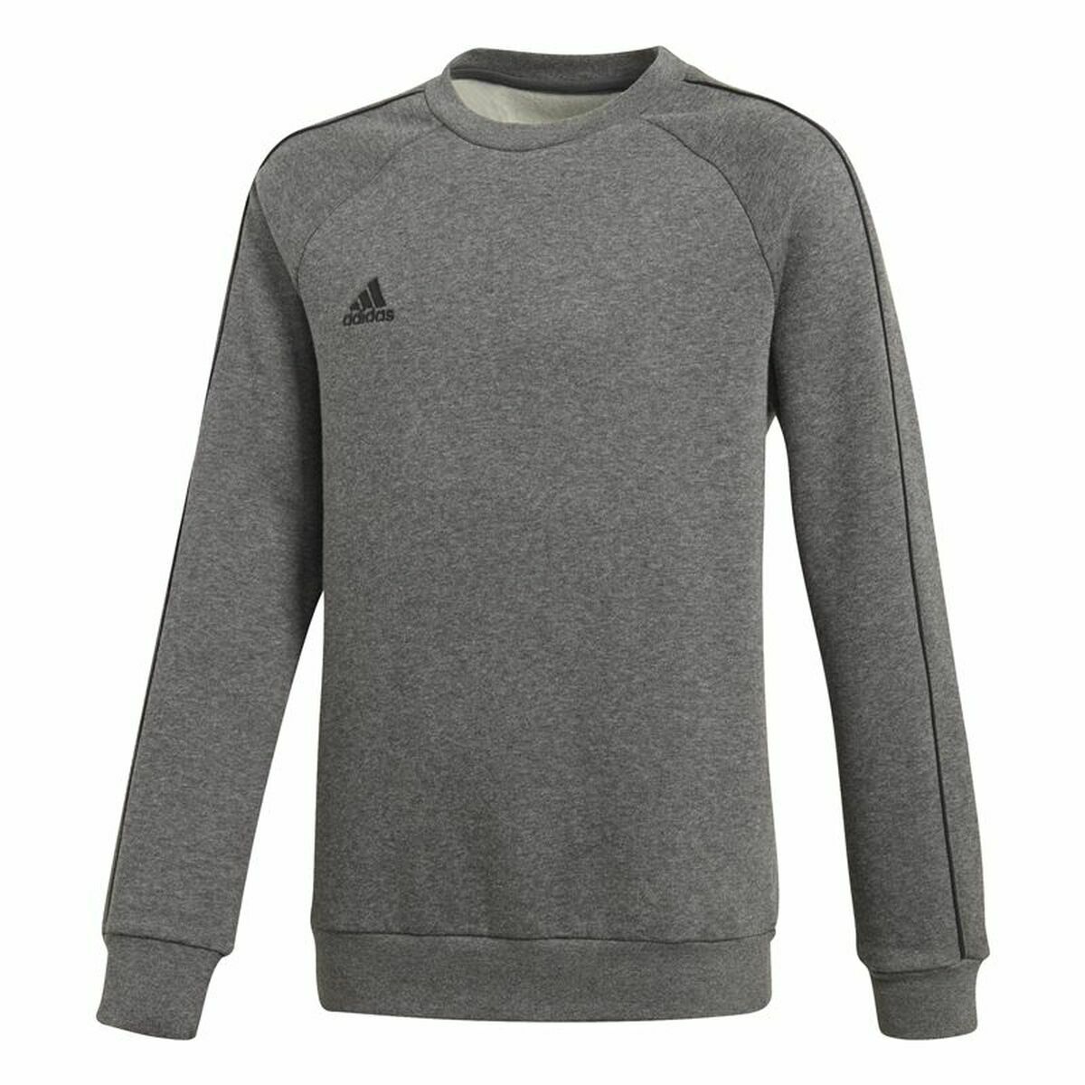 Children’s Sweatshirt without Hood Adidas Core 18 Dark grey/5-6 Years