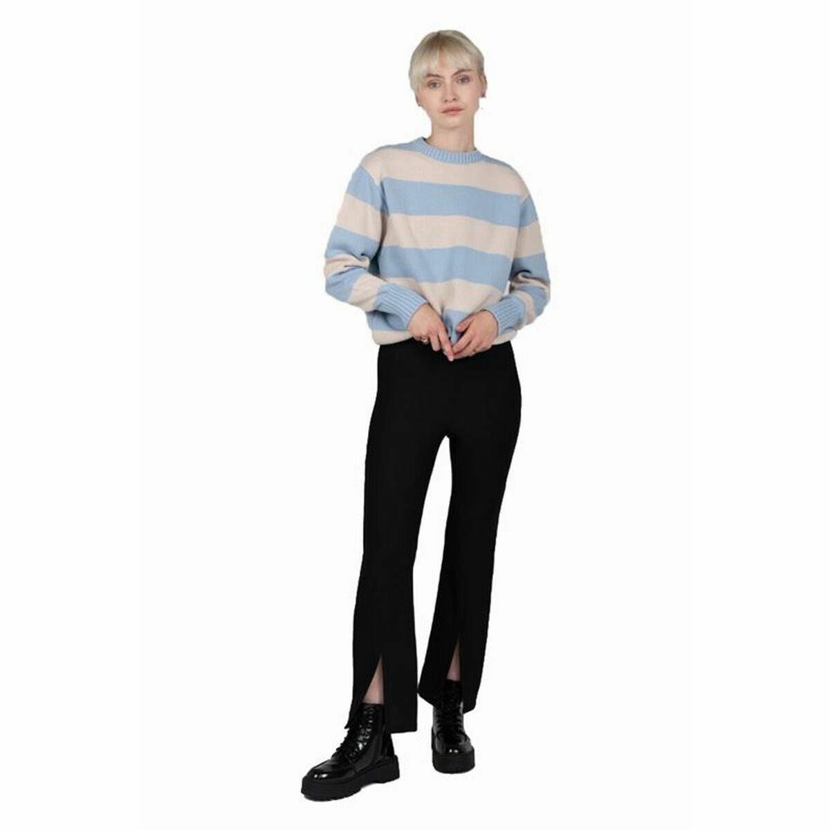 Long Trousers 24COLOURS Casual Black/34