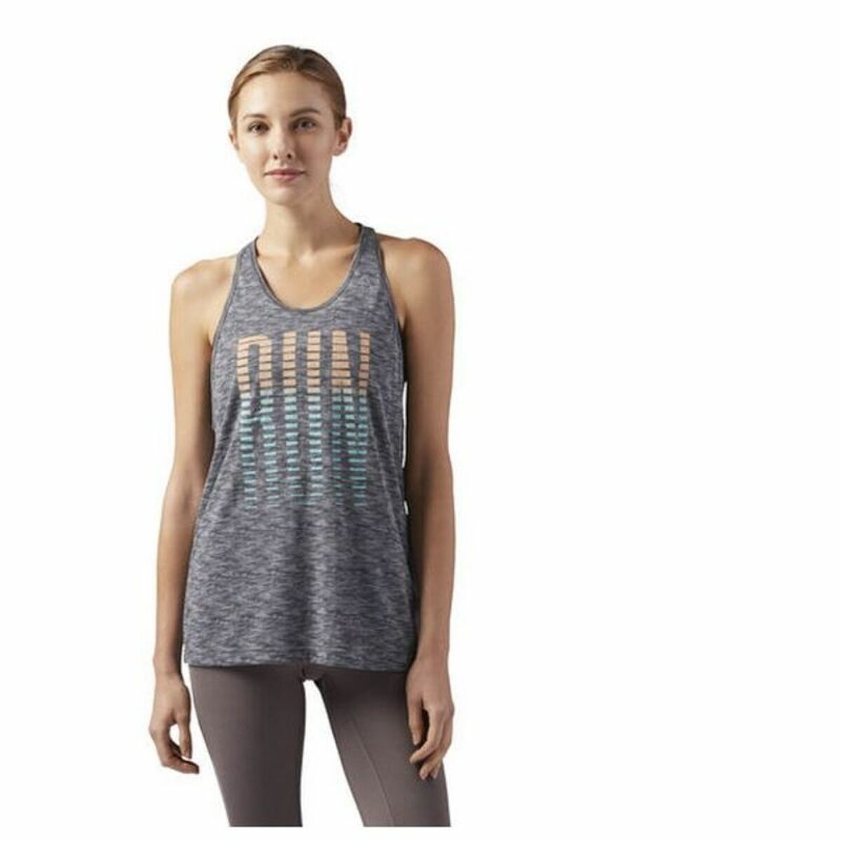 Tank Top Women Reebok RE TANK Grey/XS