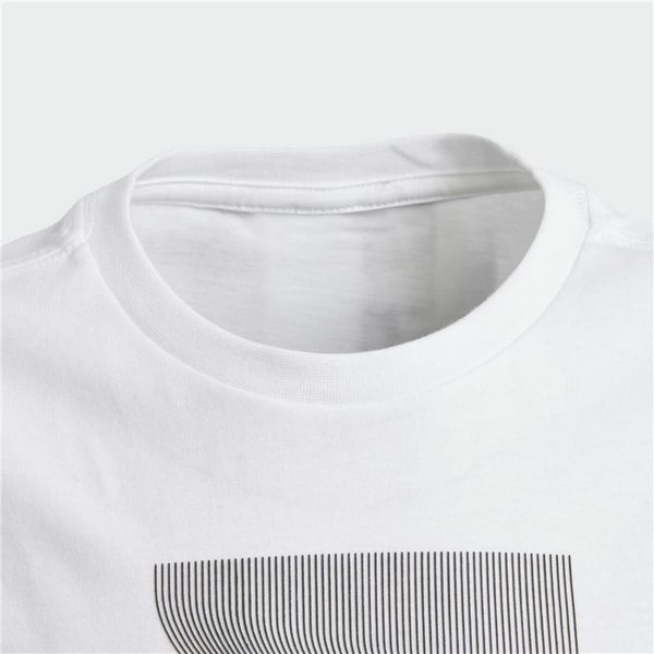 Child's Short Sleeve T-Shirt Adidas Iron Man Graphic White/5-6 Years - Image 4