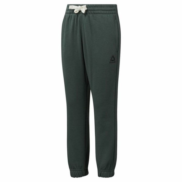Children's Tracksuit Bottoms Reebok Essentials French Terry Olive/5-6 Years - Image 2