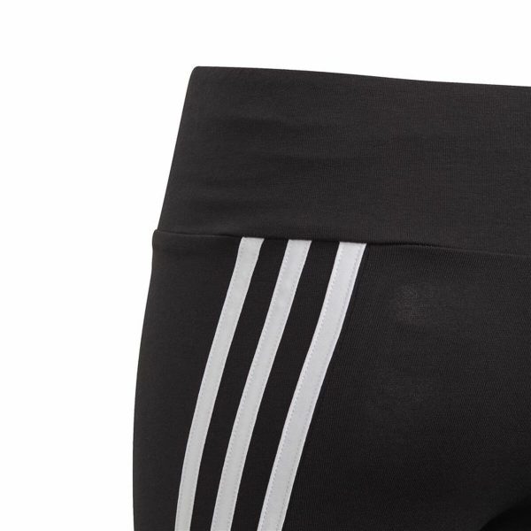 Sports Leggings for Children Adidas Black/5-6 Years - Image 5