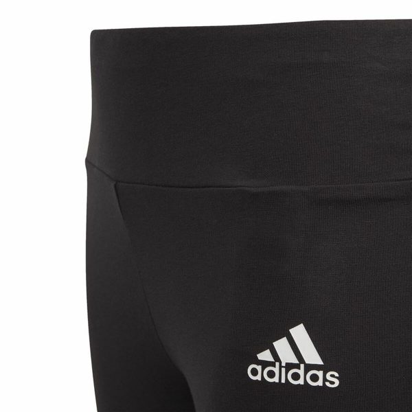 Sports Leggings for Children Adidas Black/5-6 Years - Image 3