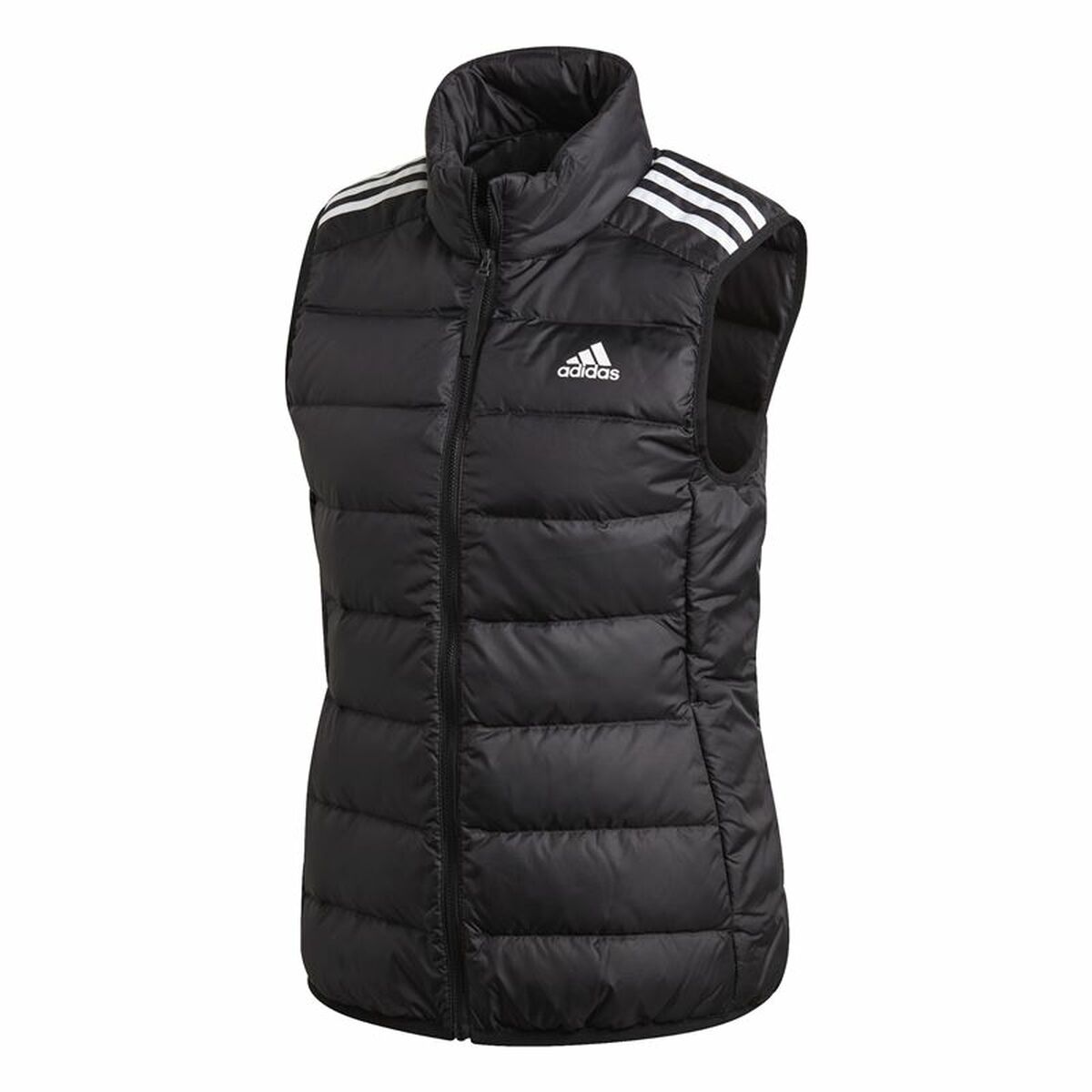Women's Sports Jacket Adidas Ess Down White Black Vest/L