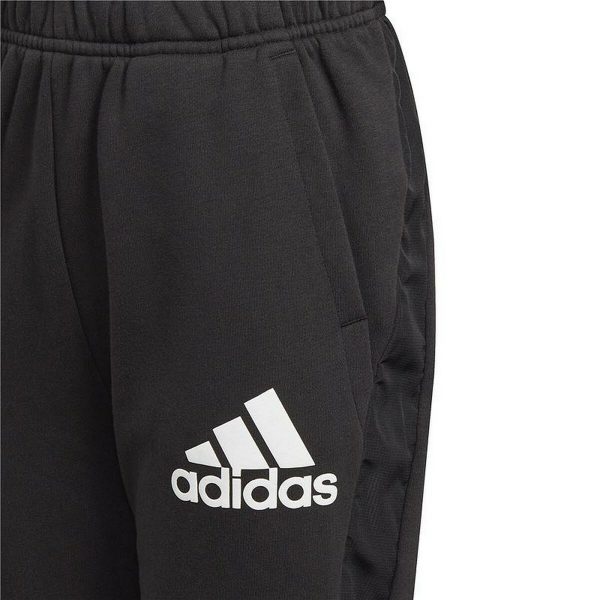 Children's Tracksuit Bottoms Adidas Badge of Sport Black/5-6 Years - Image 4
