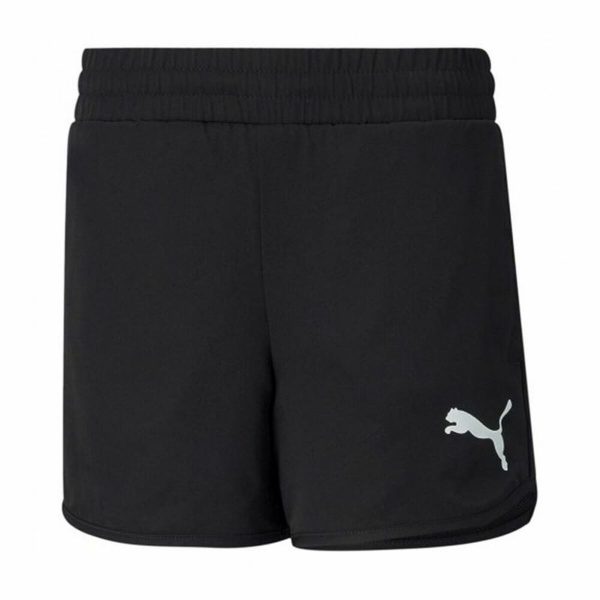 Children’s Sports Shorts Puma Active K Black/5-6 Years - Image 2